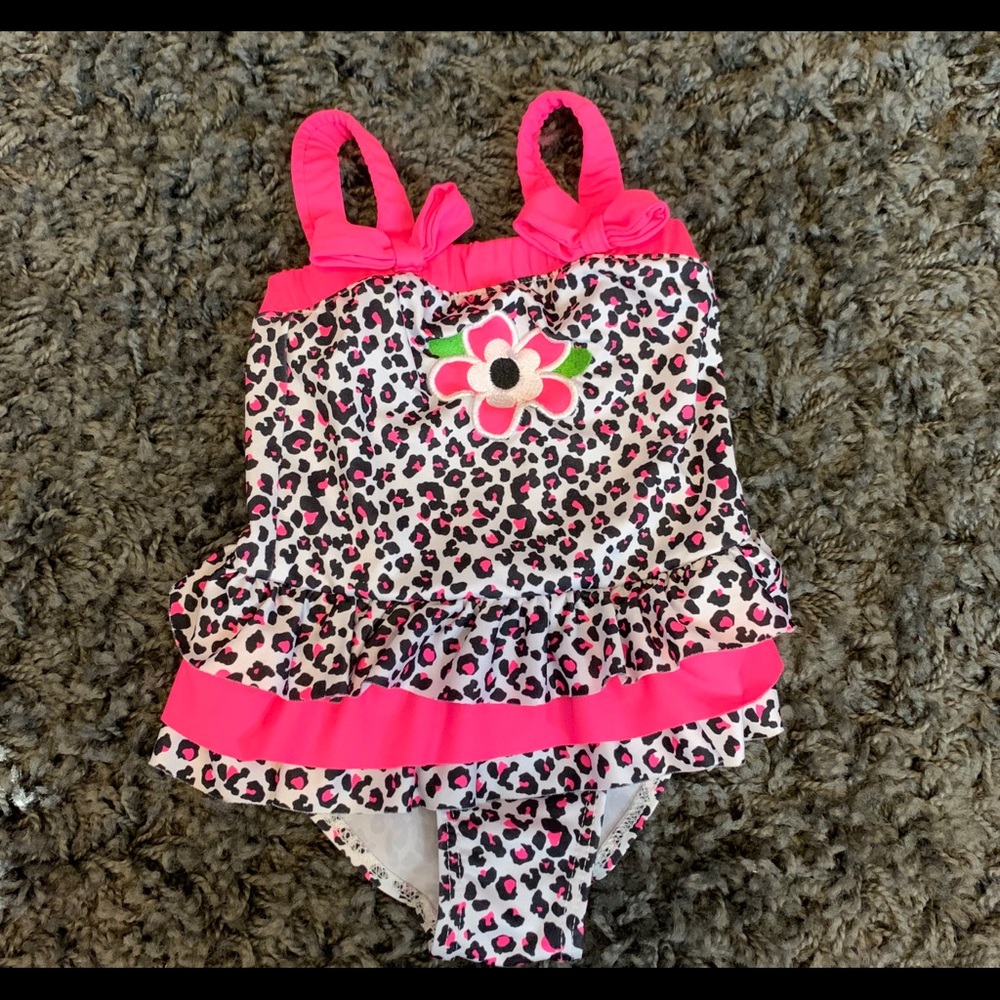 Toddler animal print bathing suit